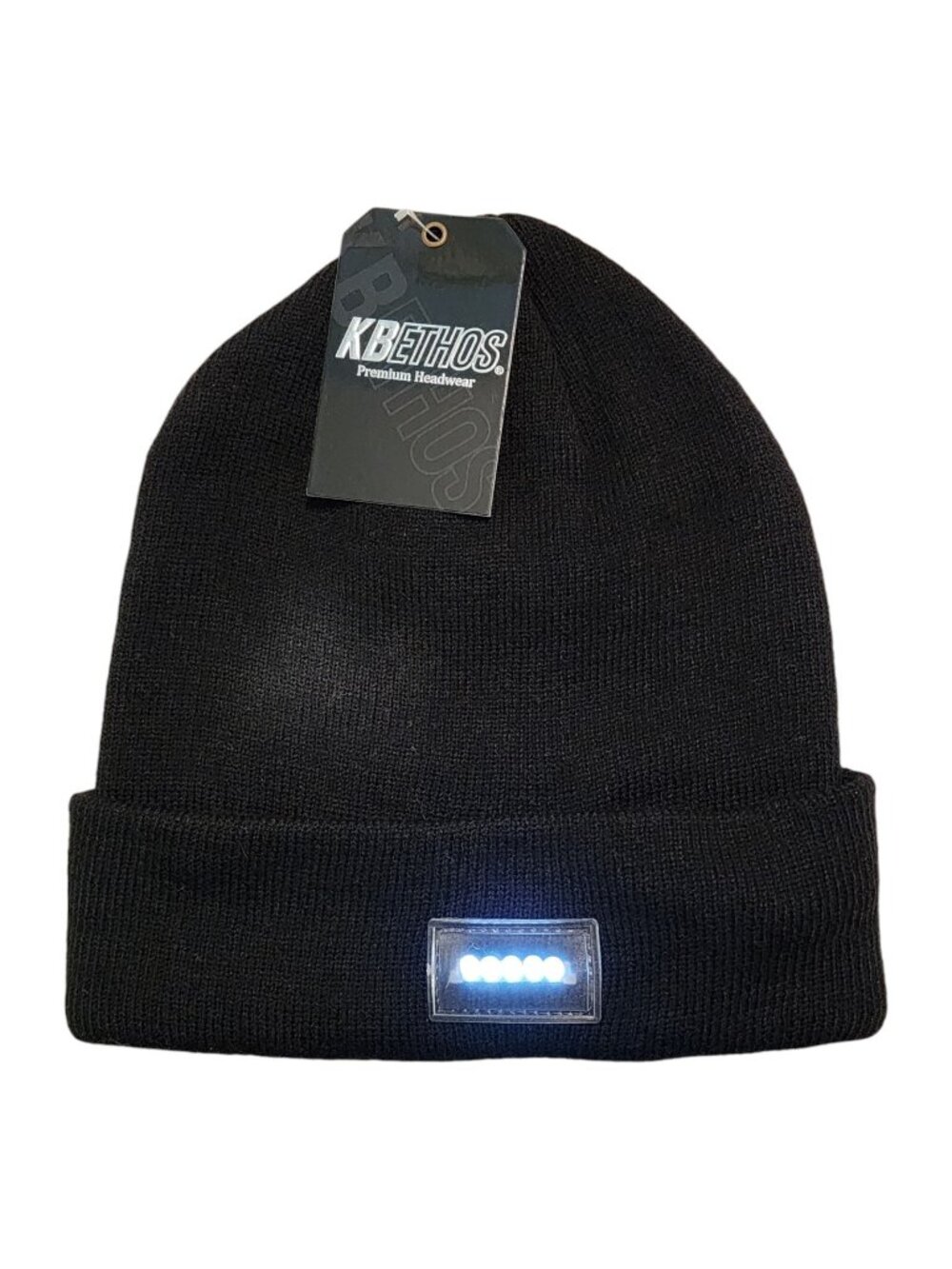KBethos Black LED Lighted Knit Hunting Cap Hat Beanie One Size NWT